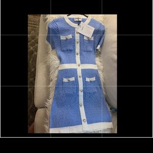 COPY - COPY - Chanel blue and white dress